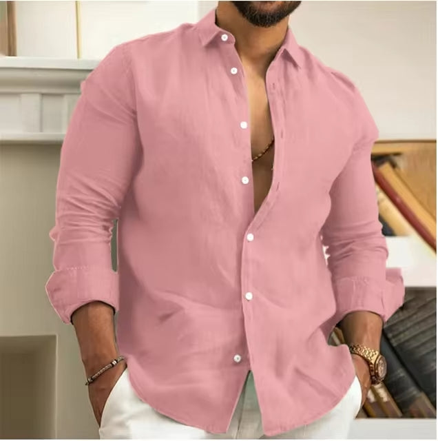 Camisa de Linho Masculina Firenzo