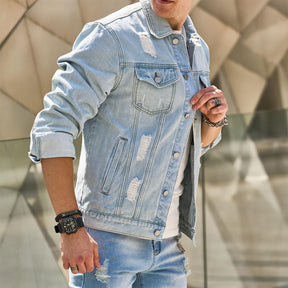 Jaqueta Jeans Masculina Austor