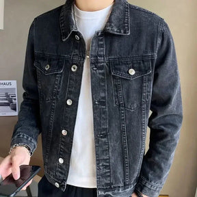Jaqueta Jeans Masculina com Botões Firenzo