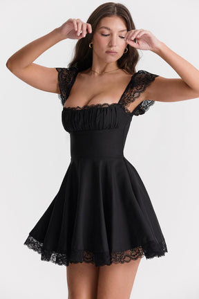 Vestido Curto Bustier Renda Jasmin