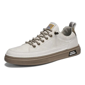 (PAGUE 1 LEVE 2 - PROMOÇÃO EXCLUSIVA) Sapatênis Masculino Em Couro Premium Orenas + BRINDE